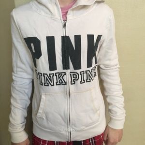 PINK Victoria's Secret Zip Hoodie xs